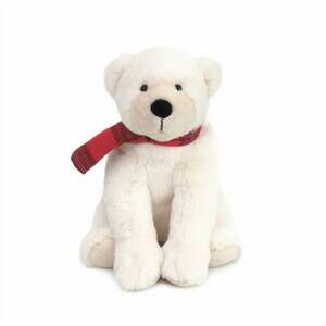 NEW MON AMI kid's north polar bear plushie in white